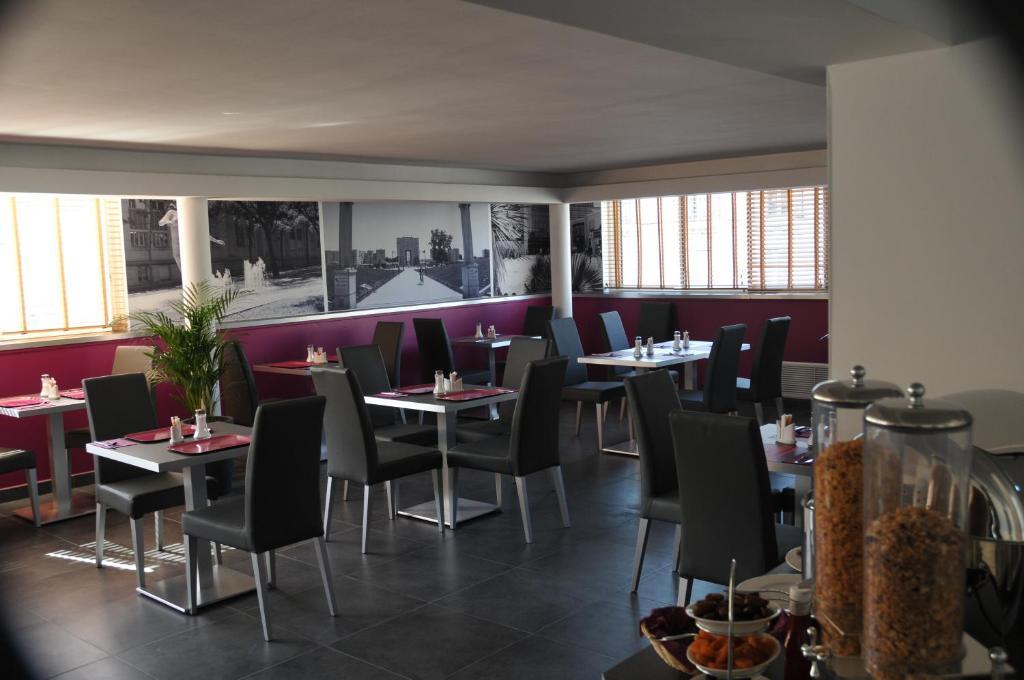 Privilege Hotel & Apparts Eurociel Centre Comedie Montpellier Restoran foto